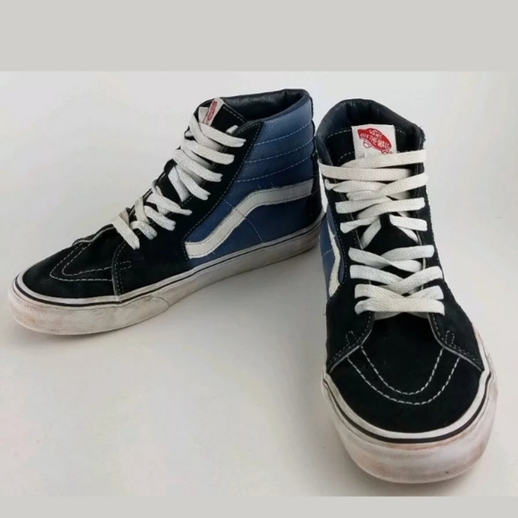 Vans Sk8 Hi Skate Shoe Classic Unisex Sz 9M 10.5W - Picture 2 of 5